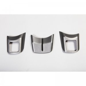 Jeep Wrangler JK Steering Wheel Trim - Rugged Ridge - Charcoal - `11-`18