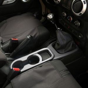 Jeep Wrangler JK Center Cup Console - Rugged Ridge - Charcoal - `11-`18