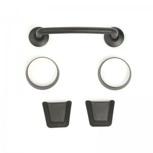 Jeep Wrangler JK Windshield Tie Down Kit - Rugged Ridge - Black - `13-`18