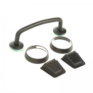 Jeep Wrangler JK Windshield Tie Down Kit - Rugged Ridge - Black - `13-`18