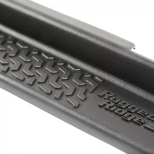 Jeep Wrangler JK Entry Guard Kit - Front - Rugged Ridge - All Terrain - Black - `07-`18