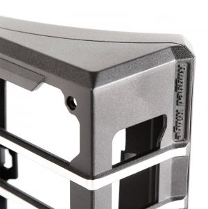 Jeep Wrangler JK Tail Light Guards - Rear - Rugged Ridge - Elite - Brushed Black - `07-`18