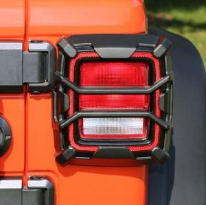 Jeep Wrangler JL Tail Light Guard - Rugged Ridge - Elite - Black - `18-`22