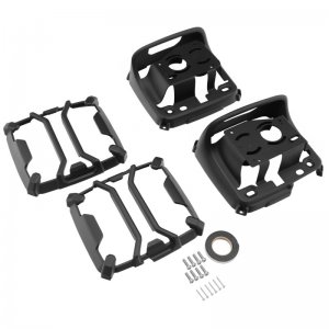 Jeep Wrangler JL Tail Light Guard - Rugged Ridge - Elite - Black - `18-`22