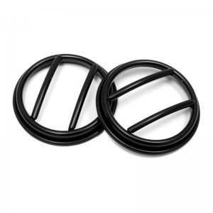 Jeep Wrangler JK Fog Light Euro Guards - Rugged Ridge - Black - `07-`18