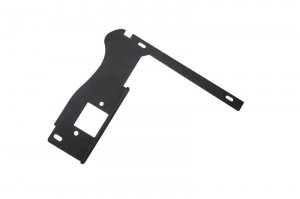 Jeep Gladiator Mounting Brackets - Behind Grille - Rugged Ridge - LED Grille Mount Bracket - Black - `20-`21