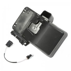 Jeep Wrangler JK License Plate Bracket - Rear - OMIX - Black - `07-`18