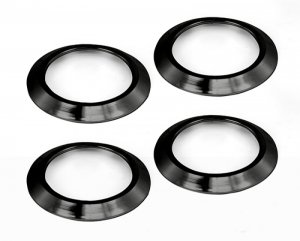 Jeep Wrangler JK AC Vent Bezels - Rugged Ridge - Black - `07-`10