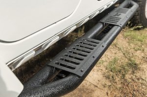 Jeep Wrangler JK RRC Side Armor Guard Plates - Side - Rugged Ridge - Black - `07-`18