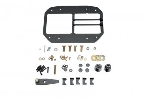 Jeep Wrangler JL Rear Bumper w/ Swing Out Tire Carrier - Rear - Rugged Ridge - Heavy Duty - Black - `18-`22