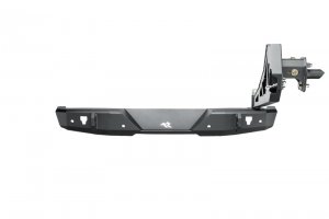 Jeep Wrangler JL Rear Bumper w/ Swing Out Tire Carrier - Rear - Rugged Ridge - Heavy Duty - Black - `18-`22