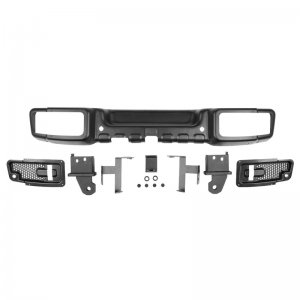 Jeep Wrangler JL Bumper - Rear - Rugged Ridge - Spartacus - Black - `18-`21