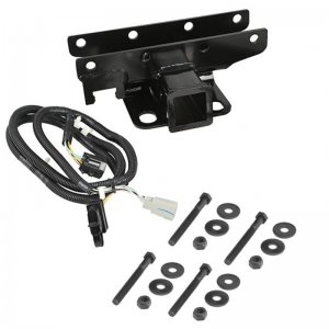 Jeep Wrangler JK Receiver Hitch Kit - Rear - Rugged Ridge - Black - `07-`18