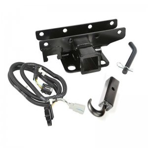 Jeep Wrangler JK Receiver Hitch Kit - Rear - Rugged Ridge - Black - `07-`18