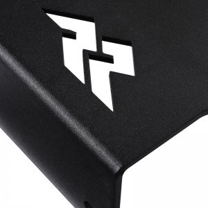 Jeep Wrangler JL Tag Relocation Bracket - Rear - Rugged Ridge - Adjustable - Satin Black - `18-`22