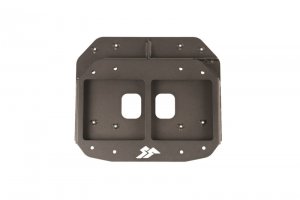 Jeep Wrangler JL Spare Tire Relocation Bracket - Rear - Rugged Ridge - Black - `18-`22