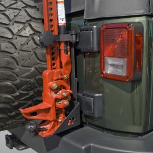 Jeep Wrangler JK Off-Road Jack Mounting Bracket Kit - Rugged Ridge - `07-`18