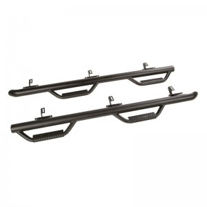 Jeep Wrangler JK Nerf Bars - Rugged Ridge - Spartan - Textured Black - `07-`18