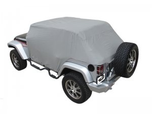 Jeep Wrangler JK Cab Cover - Rampage - With Door Flaps - Grey - `07-`18