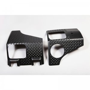 Jeep Wrangler JK Body Armor - Rear - Rugged Ridge - Corner Guards - Black - `07-`18