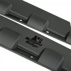 Jeep Wrangler JK Rocker Guard Kit, Body Armor - Rocker - Rugged Ridge - Matte Black - `07-`18
