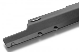 Jeep Wrangler JK Rocker Panels - Rugged Ridge - Matte Black - `07-`18