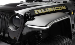 Jeep Wrangler JL Flat Style Flares - Bushwacker - Hyperform - Black - `18-`21