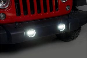 Jeep Wrangler JK Luminix High Power LED Fog Lamps - Putco - `10-`18