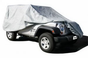 Jeep Wrangler JK Car Cover - Rampage - Unlimited - Gray - `07-`18