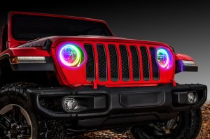 Jeep Gladiator Headlight Halo Kit - ORACLE Lighting - Surface Mount, LED, SMD, ColorSHIFT 2.0 - ColorSHIFT