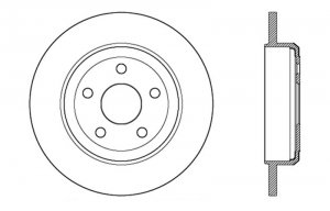 Jeep Grand Cherokee - ST Drilled Sport Brake Rotors