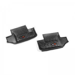 Jeep Wrangler JK Floor Liner - Rear - Rugged Ridge - Terrain - Black - `07-`18