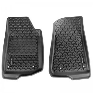 Jeep Gladiator Floor Liner Kit - Front/Rear - Rugged Ridge - All Terrain - Black - `20-`21