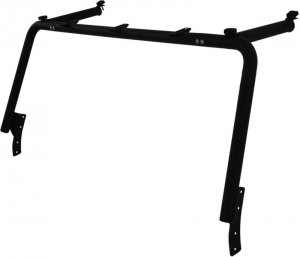 Jeep Wrangler JK Roof Rack Extension - Front - MBRP - Black Coated - `07-`10