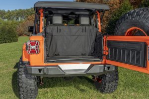 Jeep Wrangler JL Cargo Cover - Rear - Rugged Ridge - Black - `18-`21