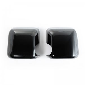 Jeep Wrangler JK Mirror Covers - Rugged Ridge - Paintable - Black - `07-`18