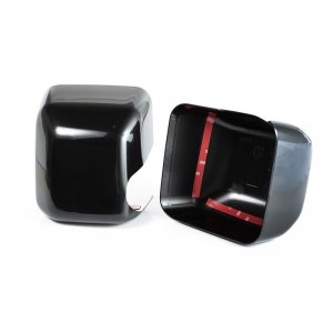Jeep Wrangler JK Mirror Covers - Rugged Ridge - Paintable - Black - `07-`18