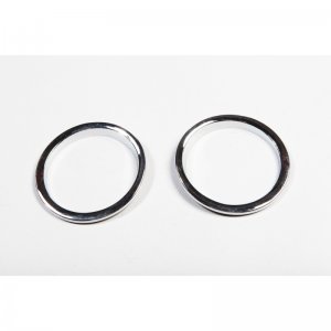 Jeep Wrangler JK Turn Signal Bezel Trim - Rugged Ridge - Chrome - `07-`18