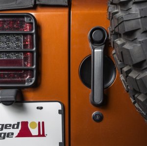 Jeep Wrangler JK Door Handle Inserts - Rugged Ridge - Aluminum - `07-`18