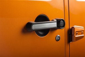 Jeep Wrangler JK Door Handle Inserts - Rugged Ridge - Aluminum - `07-`18