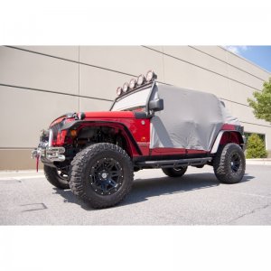 Jeep Wrangler JK Cab Cover - Rugged Ridge - Vinyl - Gray - `07-`18