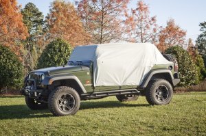 Jeep Wrangler JL Cab Cover - Rugged Ridge - Weather Lite - Gray - `07-`21
