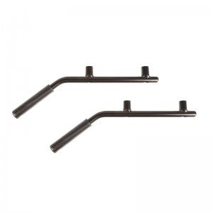 Jeep Wrangler JK Grab Handles - Rear - Rugged Ridge - Steel - Black - `07-`18