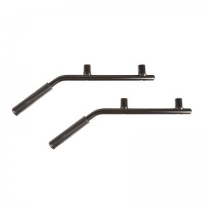 Jeep Wrangler JK Grab Handles - Rear - Rugged Ridge - Steel - Black - `07-`18