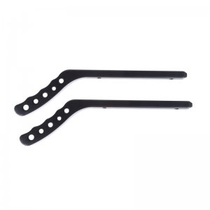 Jeep Wrangler JK Grab Handles - Rear - Rugged Ridge - Aluminum - Black - `07-`18