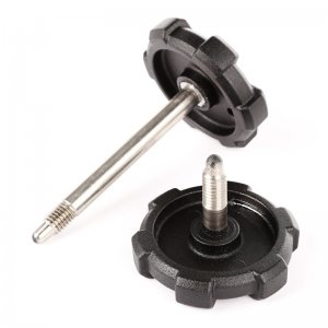 Jeep Wrangler JK Door Surround Knobs - Rugged Ridge - Elite - Black - `07-`18