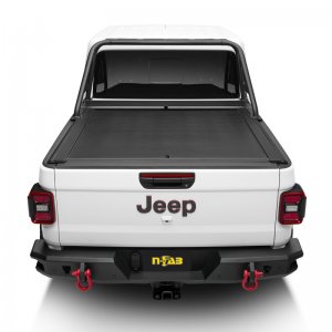 Jeep Gladiator Tonneau Cover - Rugged Ridge - Armis Retractable w/Max Track - Black - `20-`22