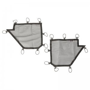 Jeep Wrangler JK Tube Door Covers - Rear - Rugged Ridge - Black - `07-`18