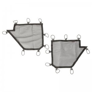 Jeep Wrangler JK Tube Door Covers - Rear - Rugged Ridge - Black - `07-`18