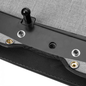 Jeep Wrangler JL Brief Top - Front + Rear - Rugged Ridge - Savannah - Black Diamond - `18-`22